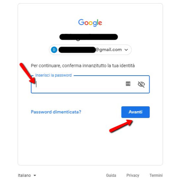 Autenticazione a due fattori app google authenticator sincronizzazione 3